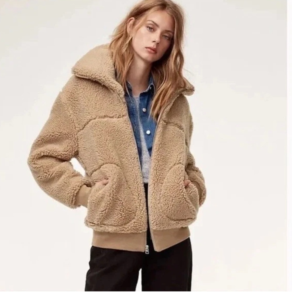 Aritzia Wilfred Free Teddy Jacket Size XXS - Picture 1 of 12